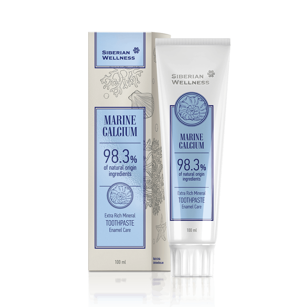 2 Marine Calcium Extra Rich Mineral Toothpaste, 100 ml -20%