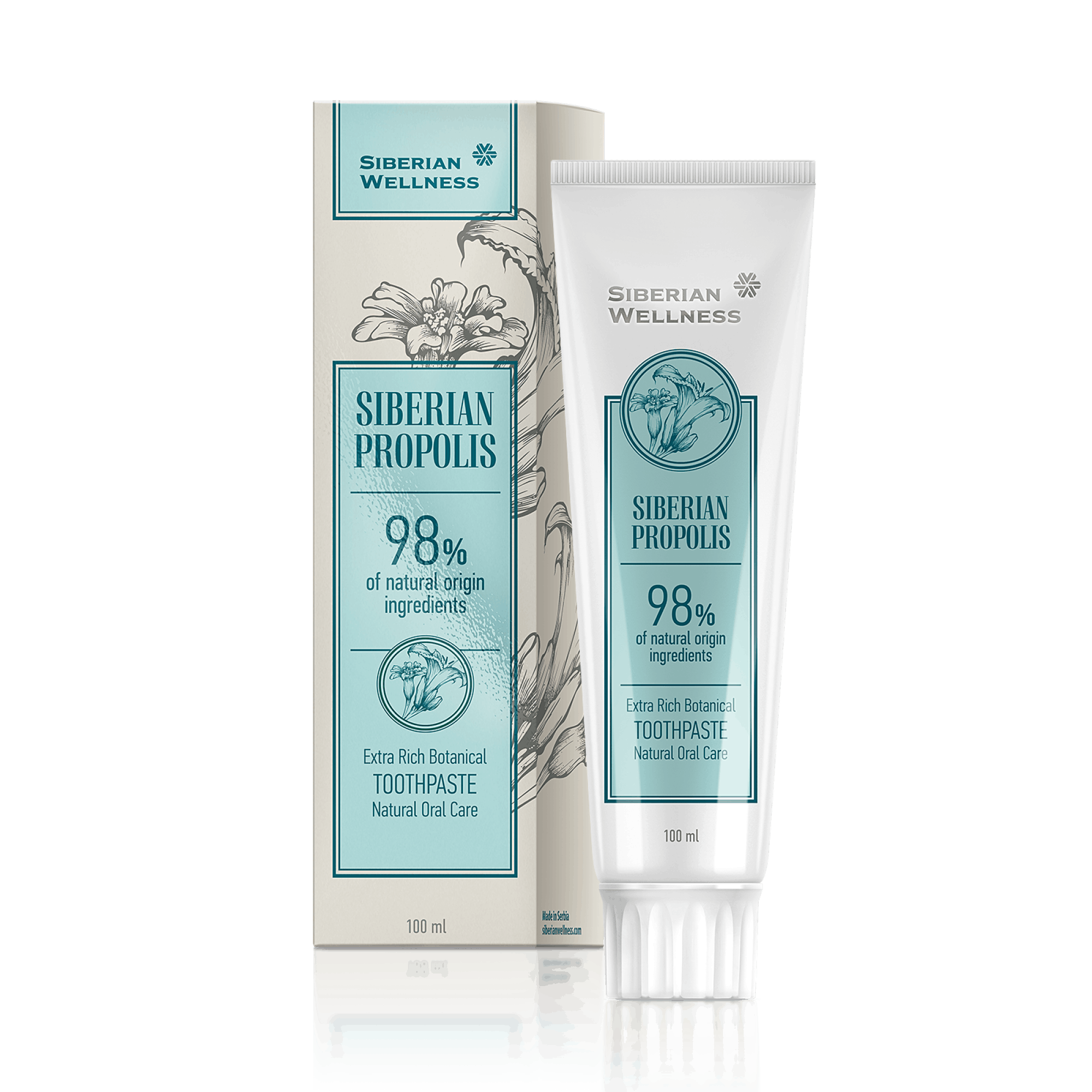 Dentifricio Siberian Propolis Extra Rich Botanical Toothpaste, 100 ml con uno sconto del 20%