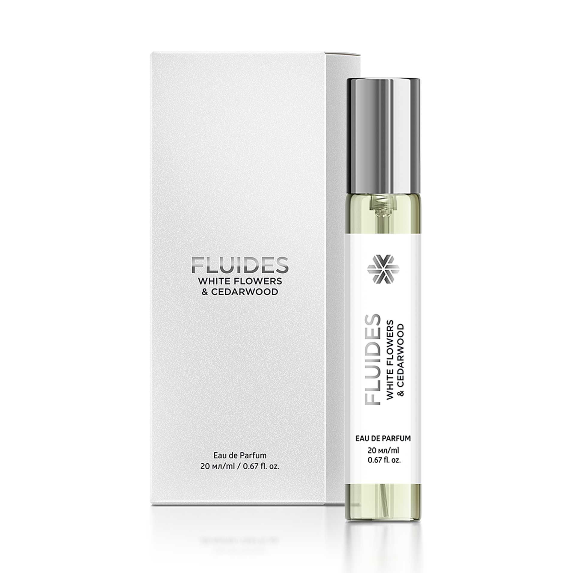 FLUIDES White Flowers & Cedarwood, eau de parfum