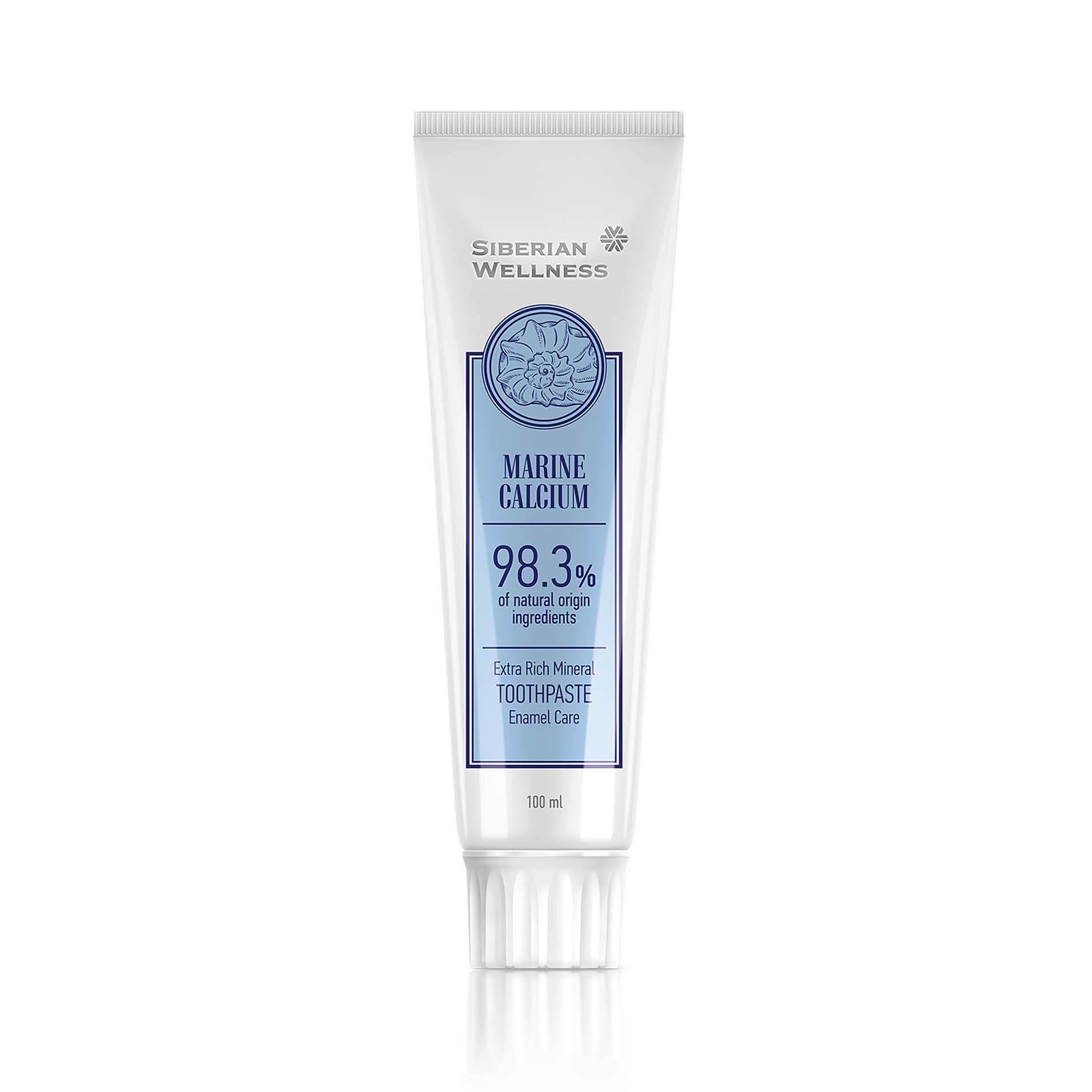 Насыщенная минеральная зубная паста Уход за эмалью "Морской кальций"
